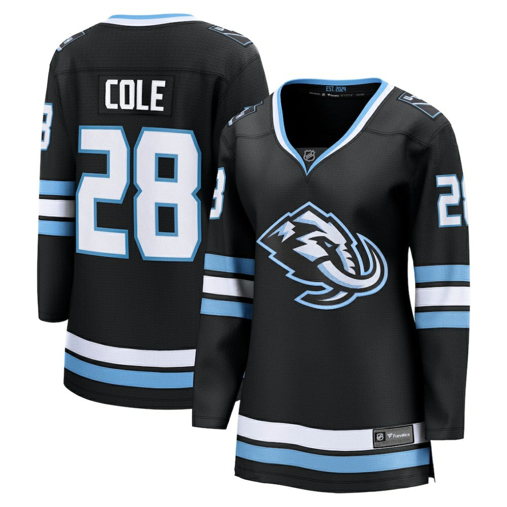 Ian Cole Utah Mammoth Fanatics Women's Home Breakaway Player Jersey - Black - NHL