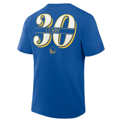 Stephen Curry Golden State Warriors In The Paint Name & Number T-Shirt Royal - NBA