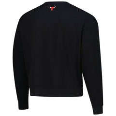 Chicago Bulls Terez Unisex Oversized Gemstone Logo Sweatshirt Black - NBA