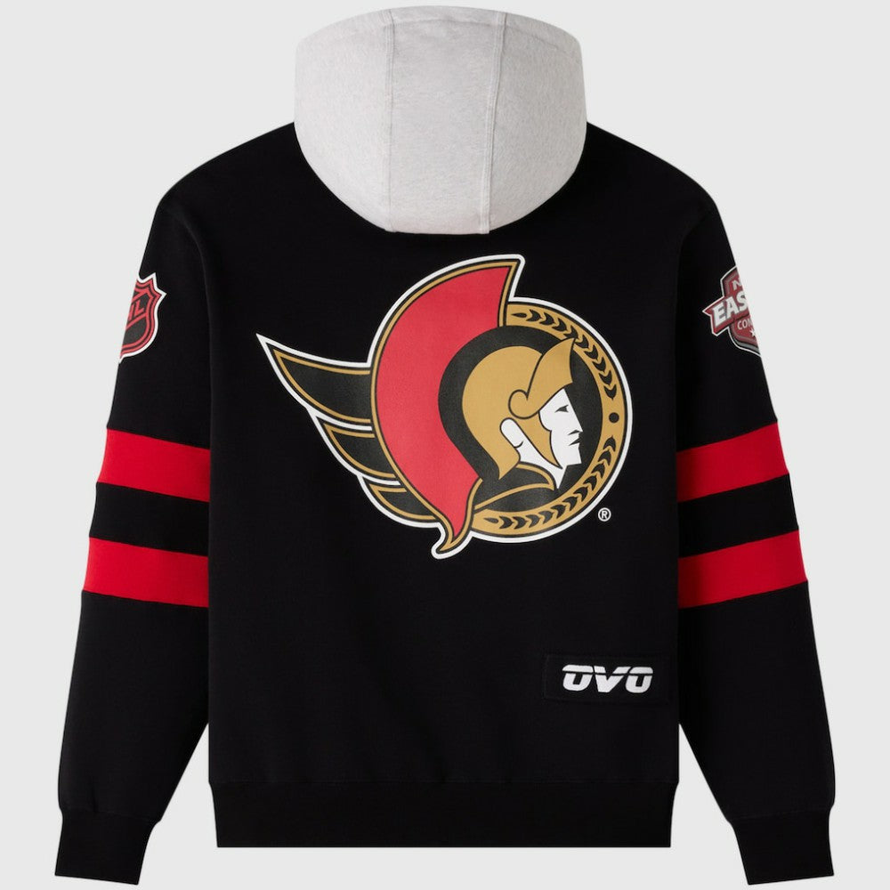 Ottawa Senators OVO x NHL Fleece Hoodie - Black - NHL