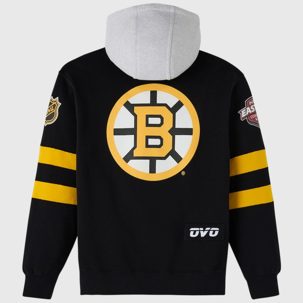Boston Bruins OVO x NHL Fleece Hoodie - Black - NHL