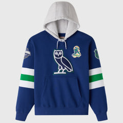 Vancouver Canucks OVO x NHL Fleece Hoodie - Blue - NHL