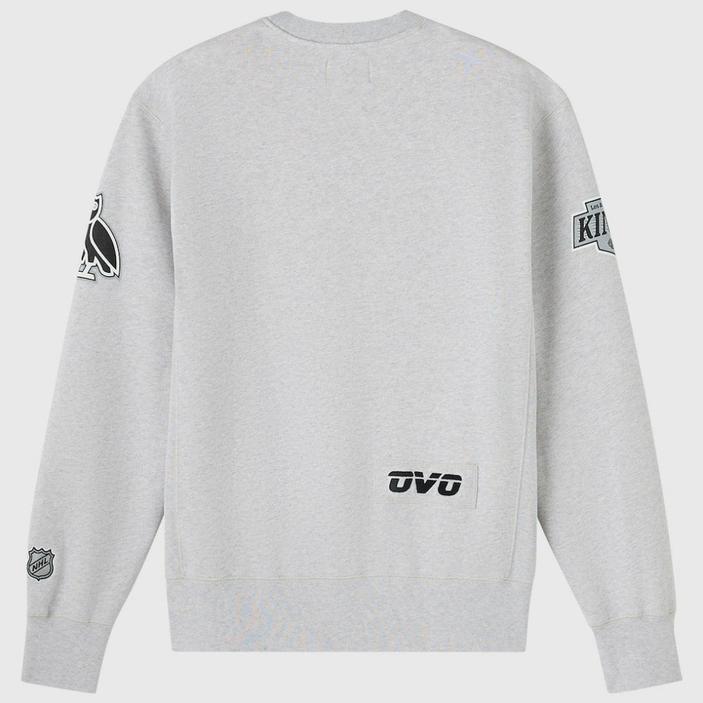 Los Angeles Kings OVO x NHL Fleece Sweatshirt - Heather Gray - NHL