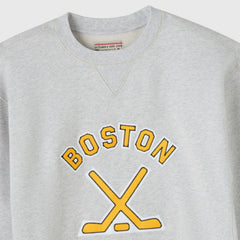 Boston Bruins OVO x NHL Fleece Sweatshirt - Heather Gray - NHL