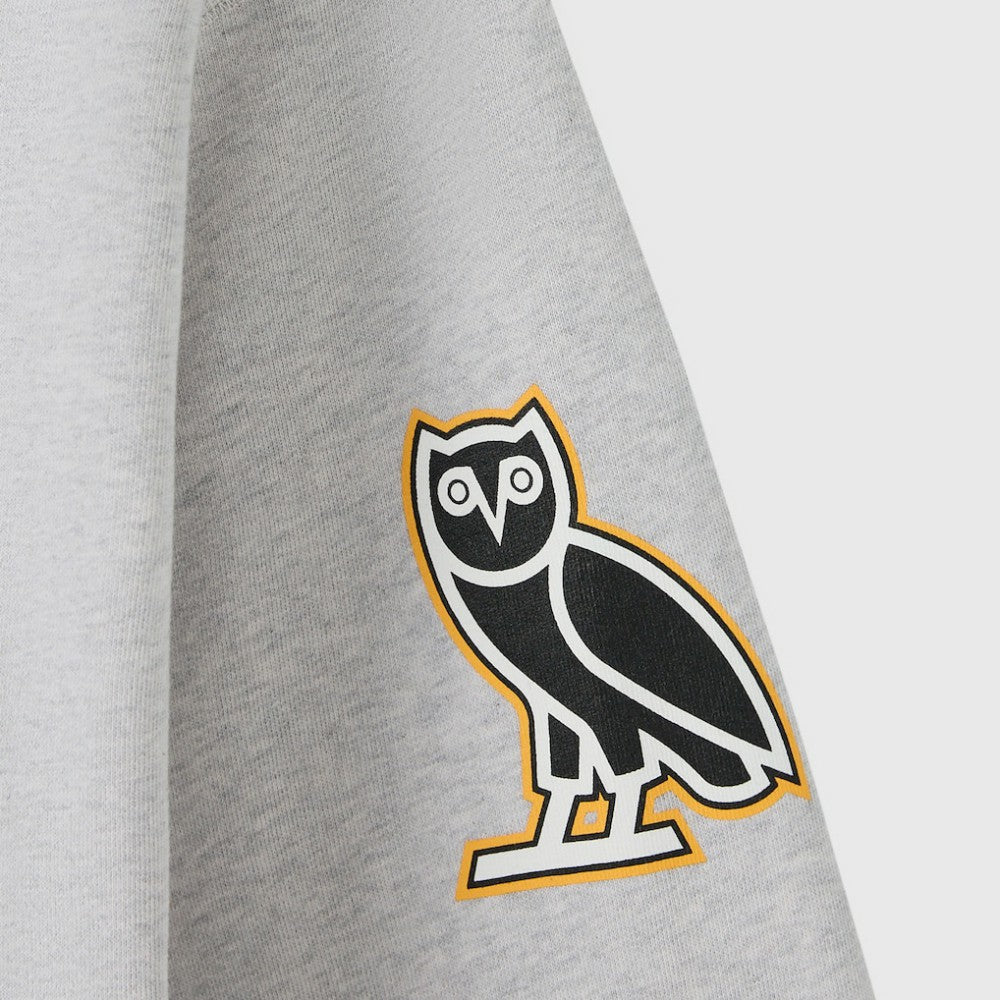 Boston Bruins OVO x NHL Fleece Sweatshirt - Heather Gray - NHL