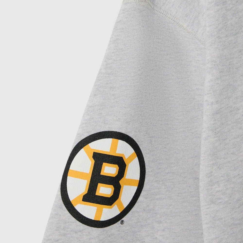 Boston Bruins OVO x NHL Fleece Sweatshirt - Heather Gray - NHL