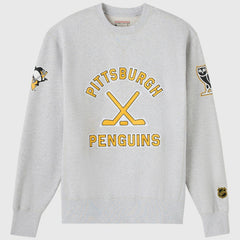 Pittsburgh Penguins OVO x NHL Fleece Sweatshirt - Heather Gray - NHL
