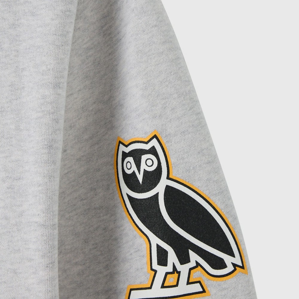 Pittsburgh Penguins OVO x NHL Fleece Sweatshirt - Heather Gray - NHL