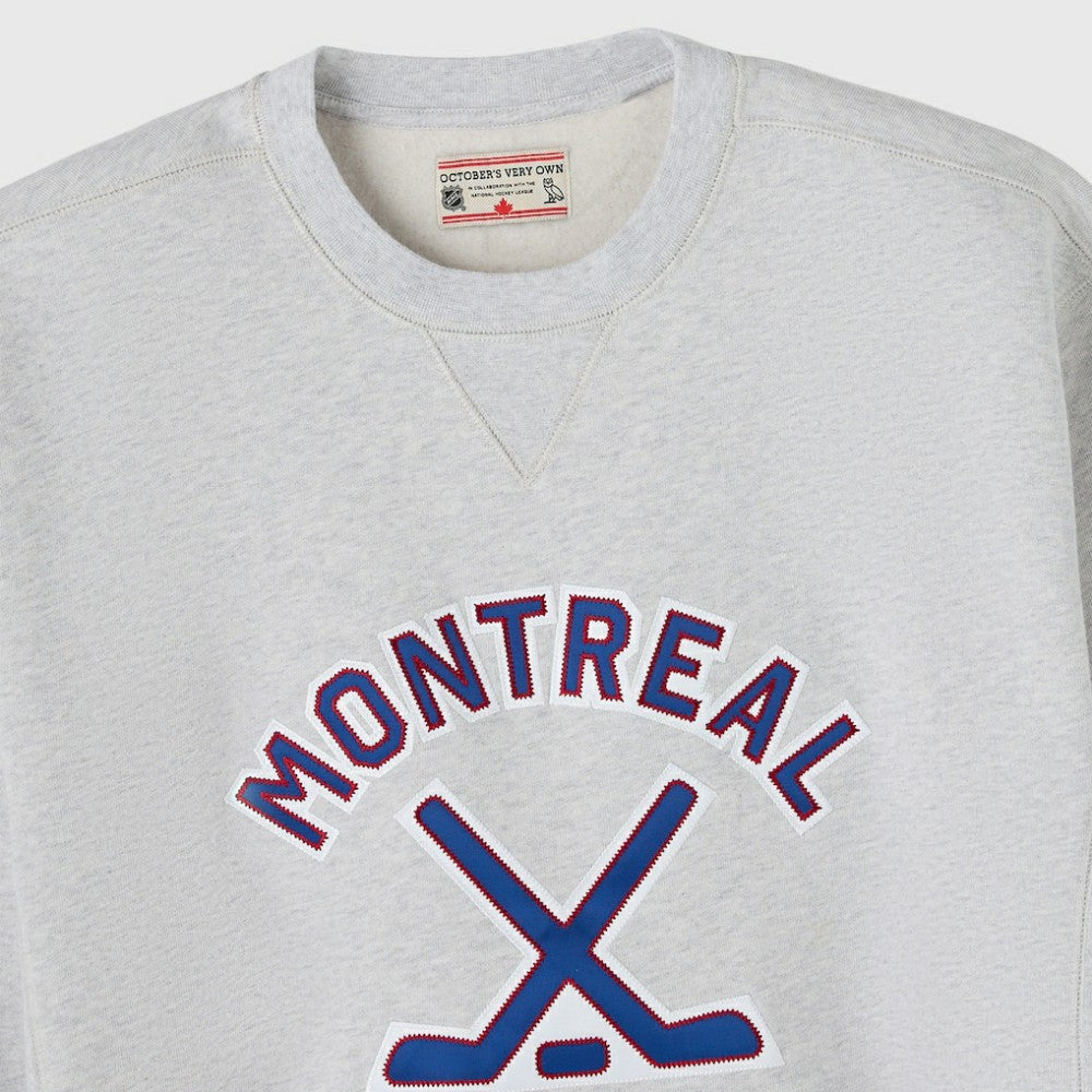 Montreal Canadiens OVO x NHL Fleece Sweatshirt - Heather Gray - NHL