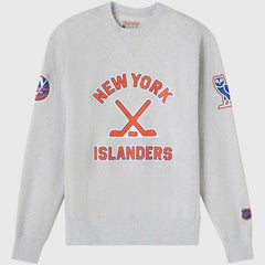New York Islanders OVO x NHL Fleece Sweatshirt - Heather Gray - NHL
