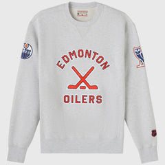 Edmonton Oilers OVO x NHL Fleece Sweatshirt - Heather Gray - NHL