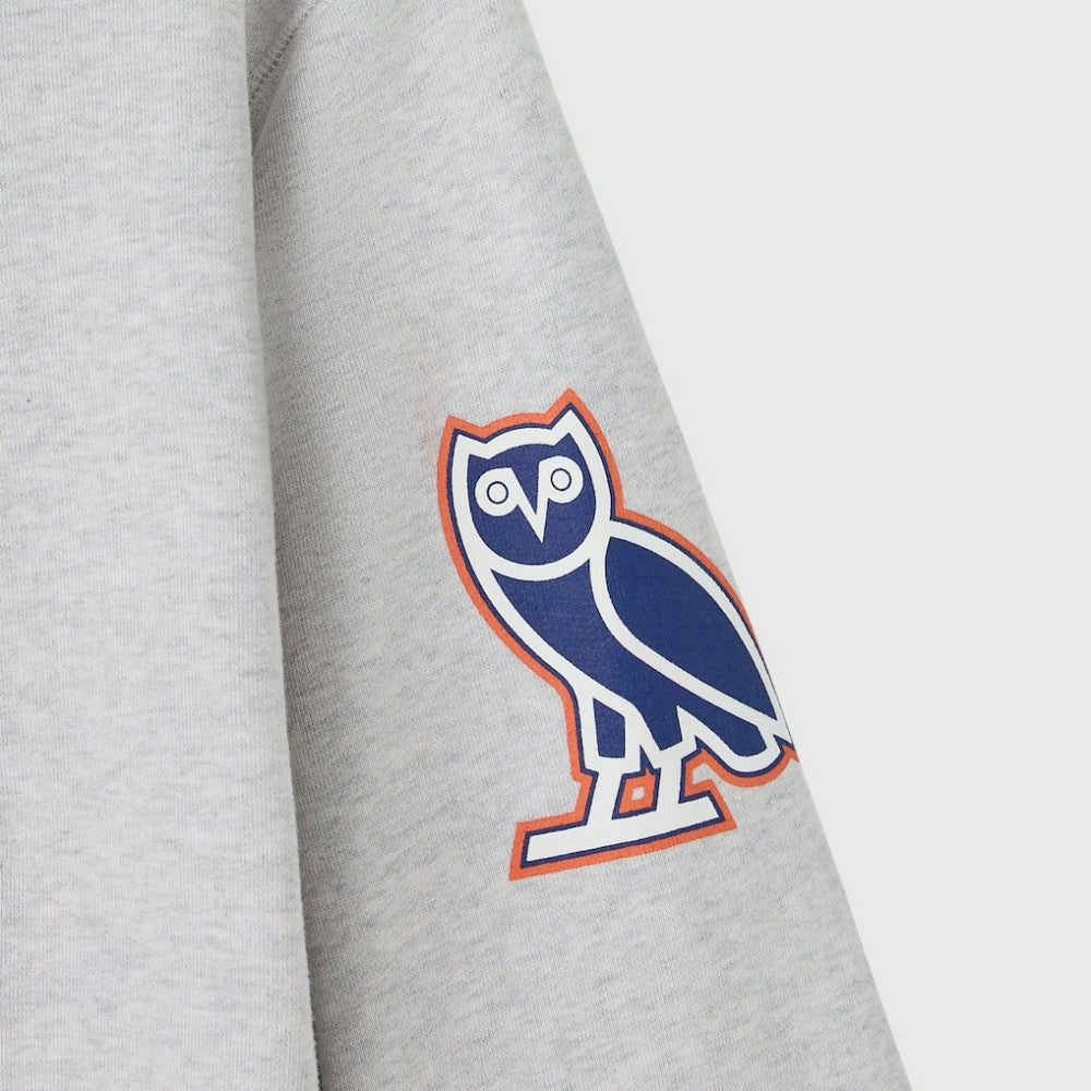 Edmonton Oilers OVO x NHL Fleece Sweatshirt - Heather Gray - NHL