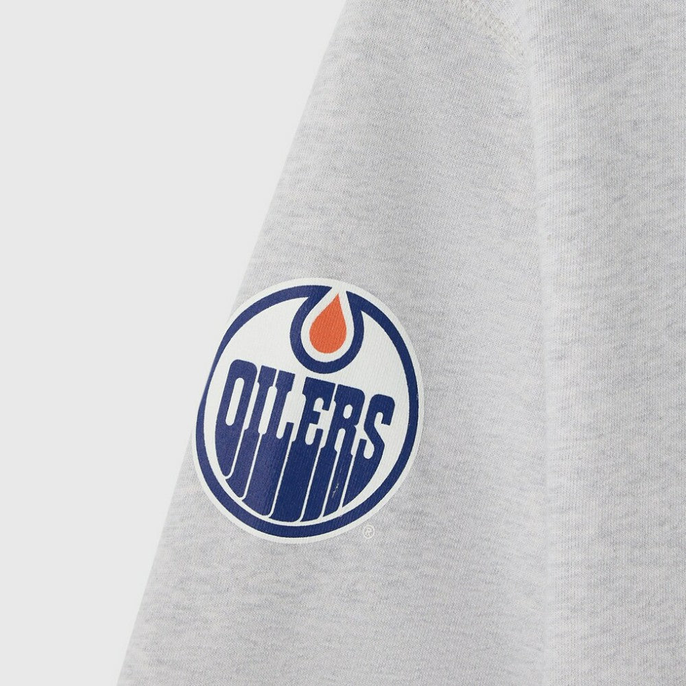 Edmonton Oilers OVO x NHL Fleece Sweatshirt - Heather Gray - NHL