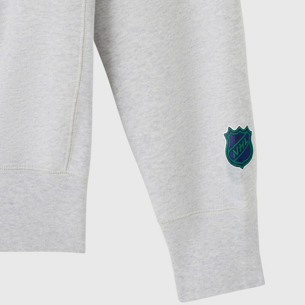 Vancouver Canucks OVO x NHL Fleece Sweatshirt - Heather Gray - NHL