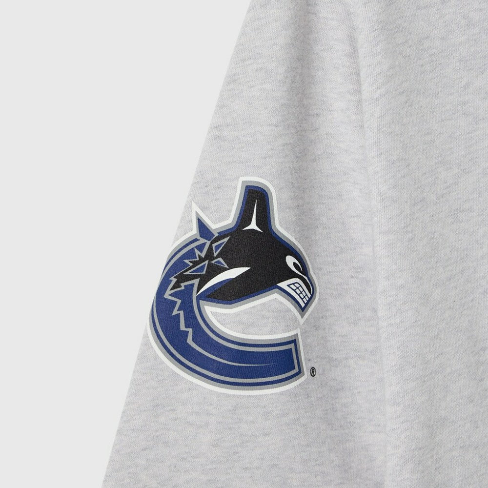 Vancouver Canucks OVO x NHL Fleece Sweatshirt - Heather Gray - NHL