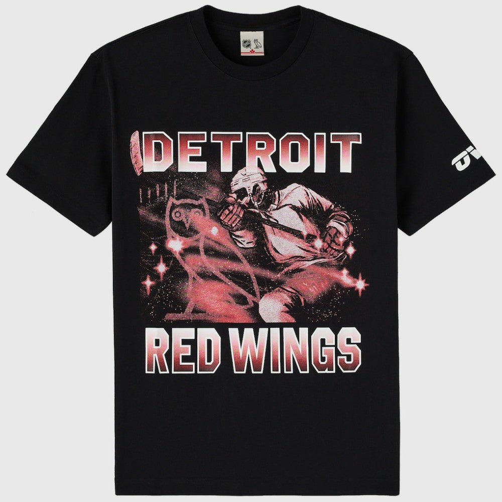 Detroit Red Wings OVO x NHL Graphic T-Shirt - Black - NHL
