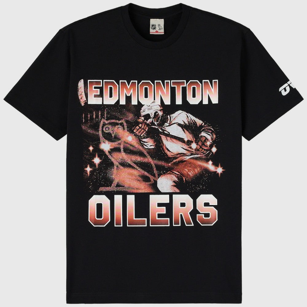 Edmonton Oilers OVO x NHL Graphic T-Shirt - Black - NHL