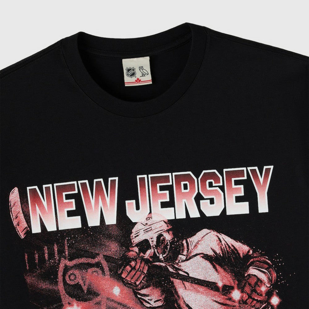 New Jersey Devils OVO x NHL Graphic T-Shirt - Black - NHL