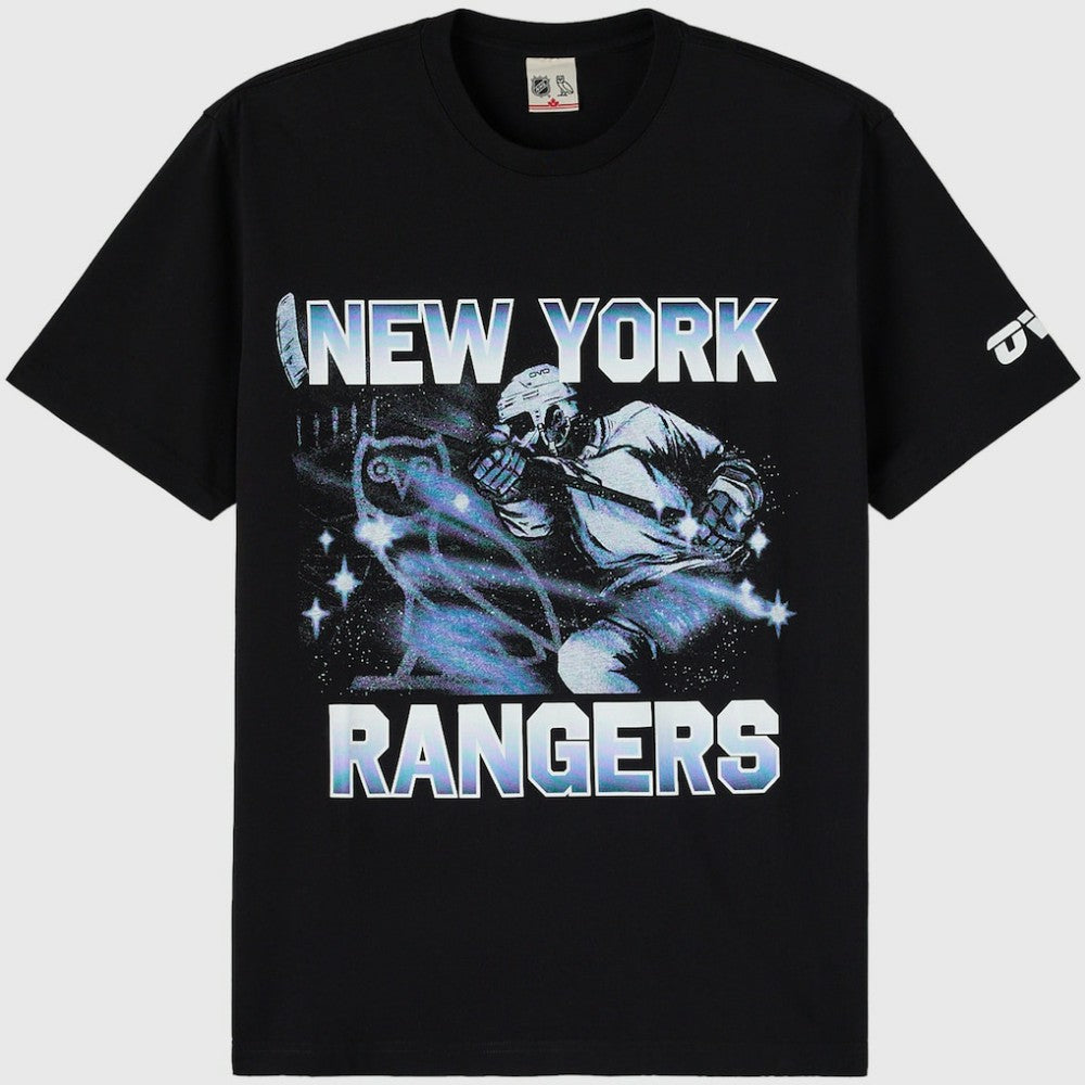 New York Rangers OVO x NHL Graphic T-Shirt - Black - NHL