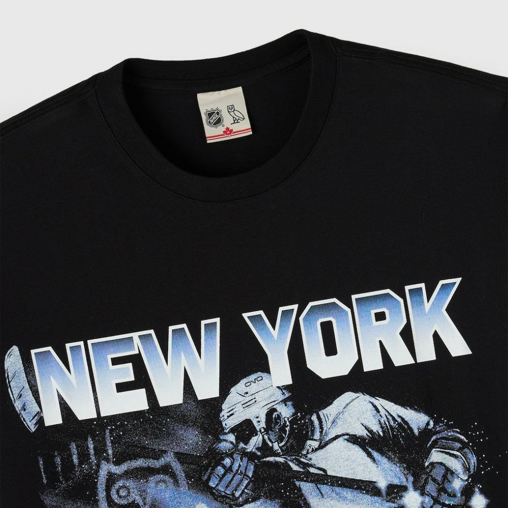 New York Rangers OVO x NHL Graphic T-Shirt - Black - NHL