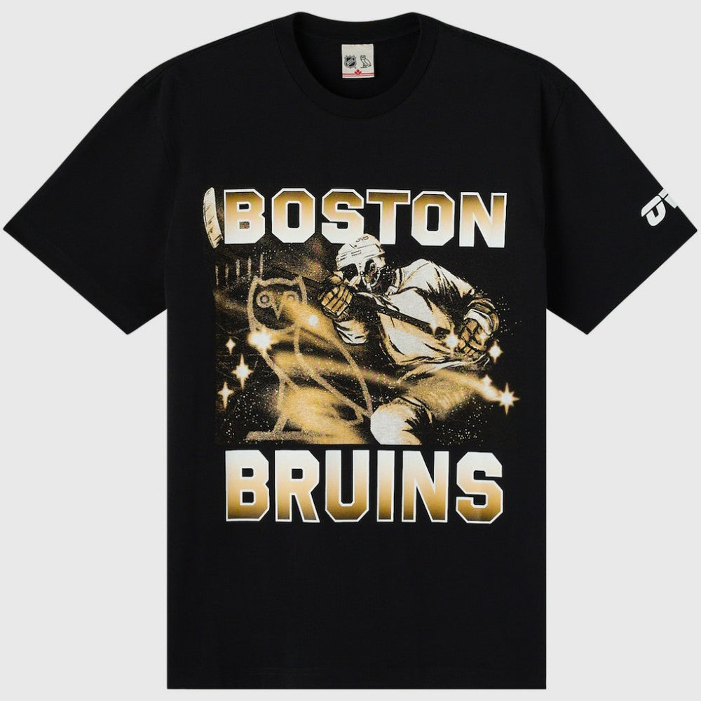 Boston Bruins OVO x NHL Graphic T-Shirt - Black - NHL