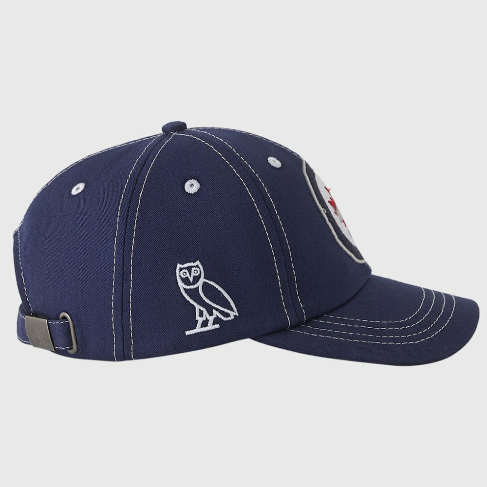 Winnipeg Jets OVO x NHL Adjustable Sport Hat - Navy - NHL