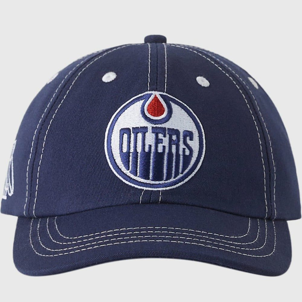 Edmonton Oilers OVO x NHL Adjustable Sport Hat - Navy - NHL