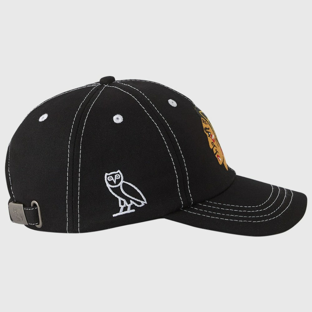 Chicago Blackhawks OVO x NHL Adjustable Sport Hat - Black - NHL