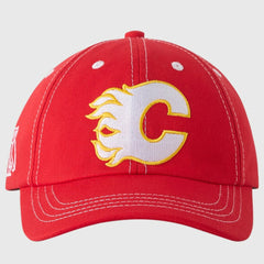 Calgary Flames OVO x NHL Adjustable Sport Hat - Red - NHL
