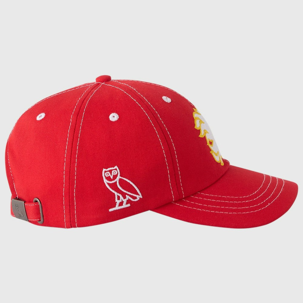Calgary Flames OVO x NHL Adjustable Sport Hat - Red - NHL
