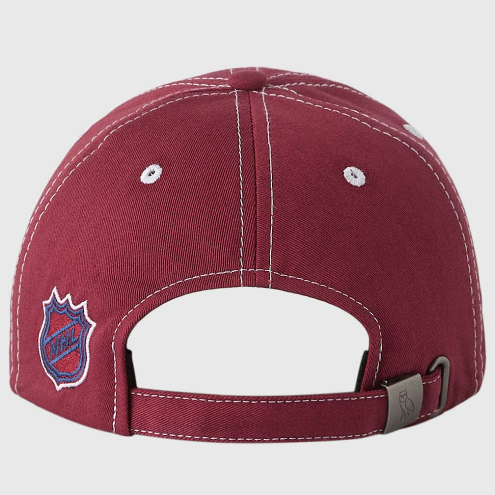Colorado Avalanche OVO x NHL Adjustable Sport Hat - Burgundy - NHL