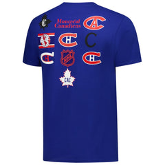 Montreal Canadiens Starter Logo Collage T-Shirt - Blue - NHL