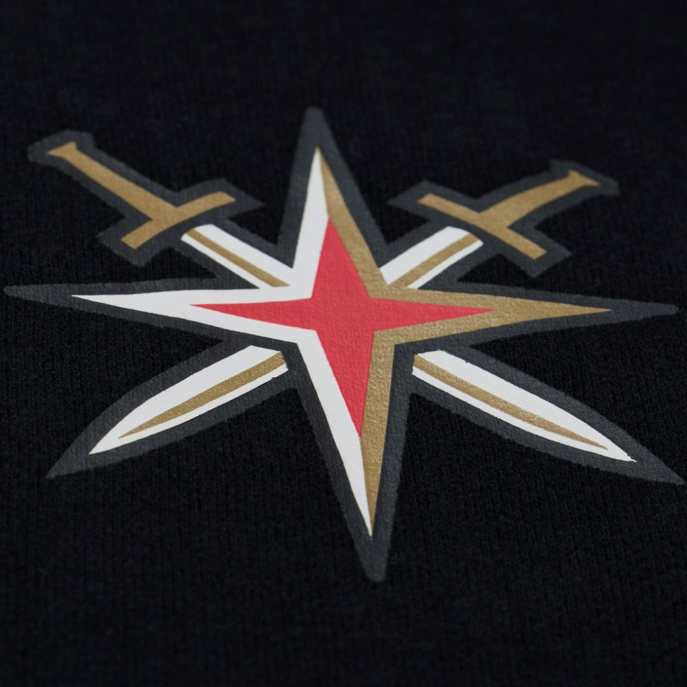 Vegas Golden Knights Mitchell & Ness Women's Crewneck Sweatshirt - Black - NHL