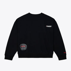 Carolina Hurricanes Mitchell & Ness Women's Crewneck Sweatshirt - Black - NHL