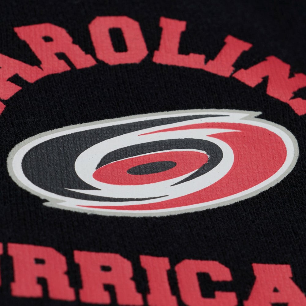 Carolina Hurricanes Mitchell & Ness Women's Crewneck Sweatshirt - Black - NHL