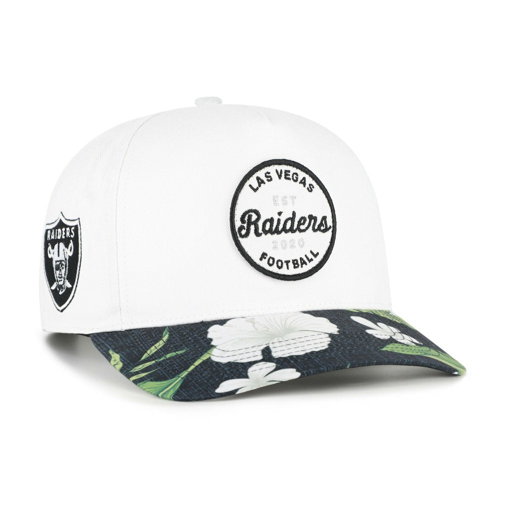 Las Vegas Raiders '47 Beach Side Hitch Adjustable Hat White/Black | 47 brand