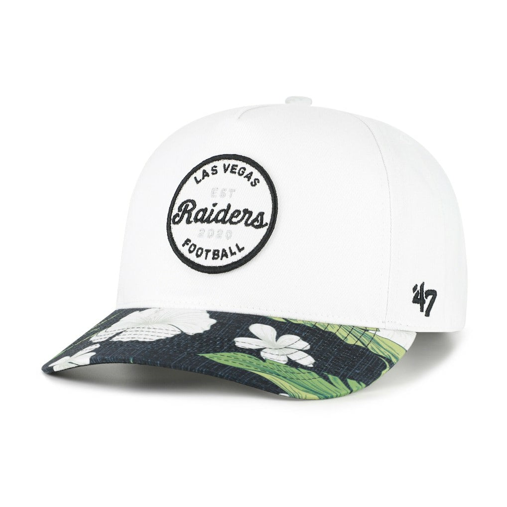 Las Vegas Raiders '47 Beach Side Hitch Adjustable Hat White/Black | 47 brand