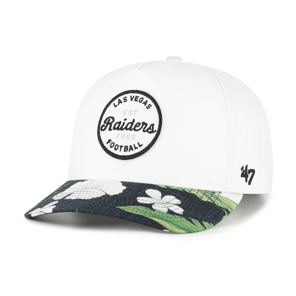Las Vegas Raiders '47 Beach Side Hitch Adjustable Hat White/Black | 47 brand
