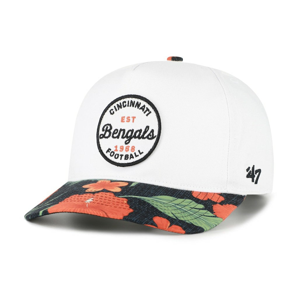 Cincinnati Bengals '47 Beach Side Hitch Adjustable Hat White/Black | 47 brand