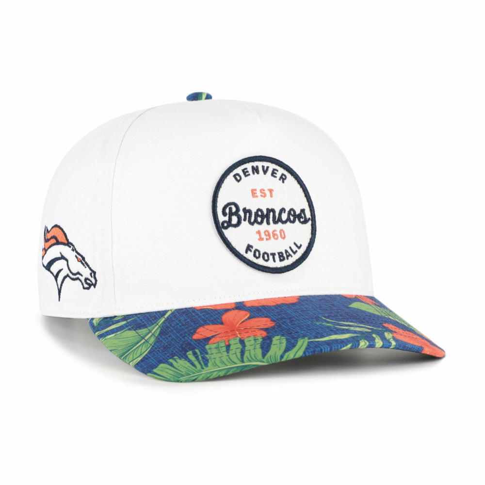 Denver Broncos '47 Beach Side Hitch Adjustable Hat White/Navy | 47 brand