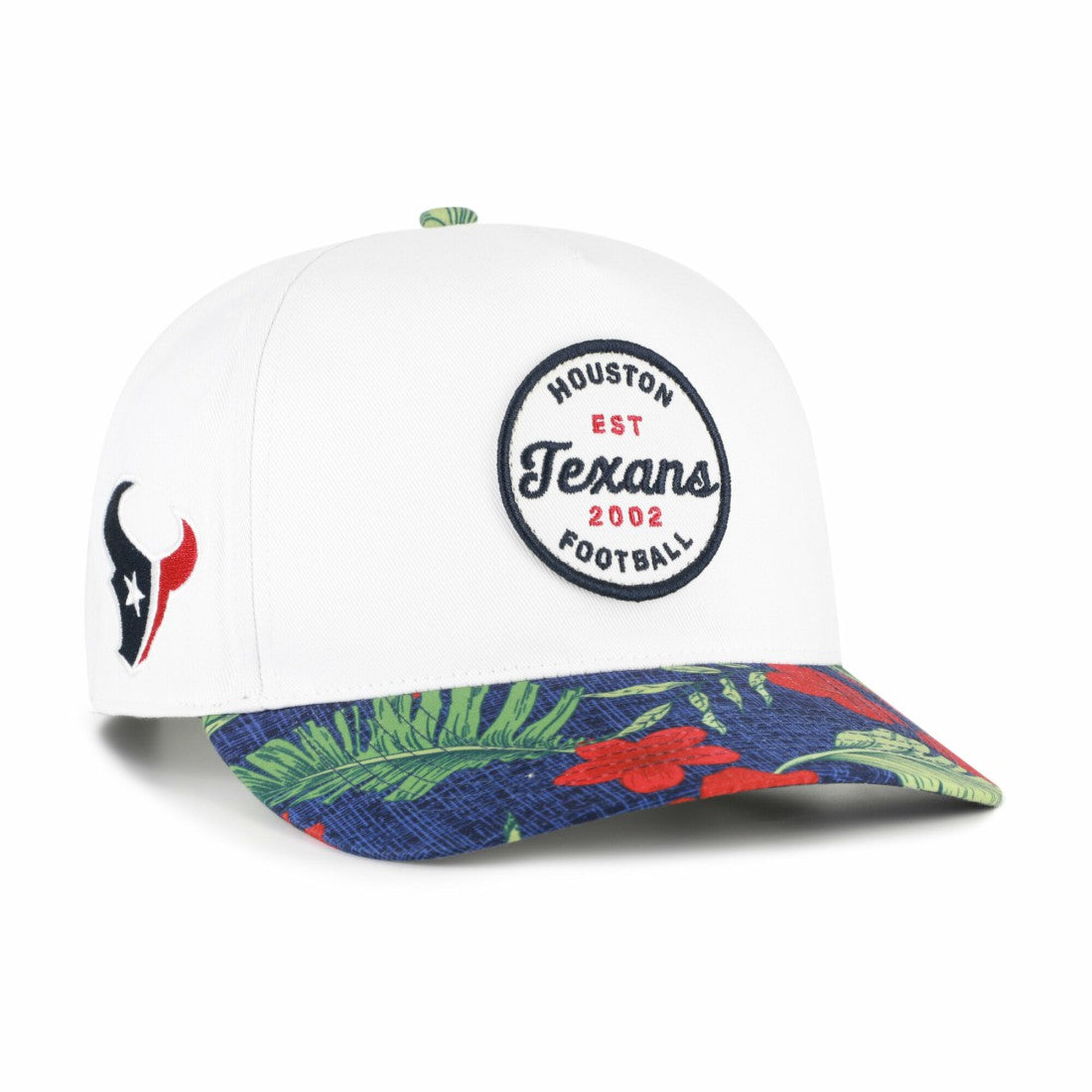 Houston Texans '47 Beach Side Hitch Adjustable Hat White/Navy | 47 brand