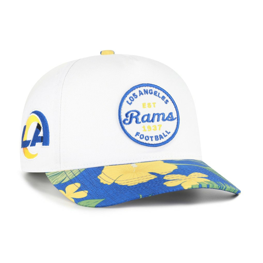 Los Angeles Rams '47 Beach Side Hitch Adjustable Hat White/Royal | 47 brand