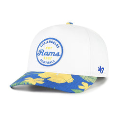 Los Angeles Rams '47 Beach Side Hitch Adjustable Hat White/Royal | 47 brand