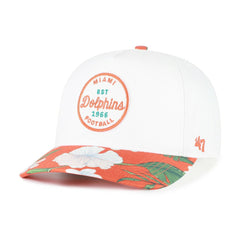 Miami Dolphins '47 Beach Side Hitch Adjustable Hat White/Orange | 47 brand