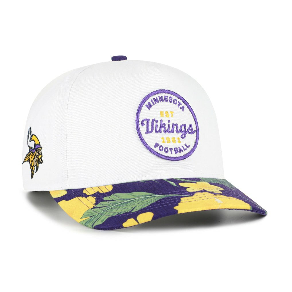 Minnesota Vikings '47 Beach Side Hitch Adjustable Hat White/Purple | 47 brand