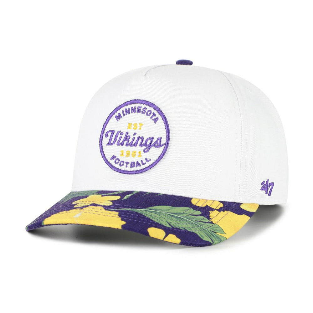 Minnesota Vikings '47 Beach Side Hitch Adjustable Hat White/Purple | 47 brand