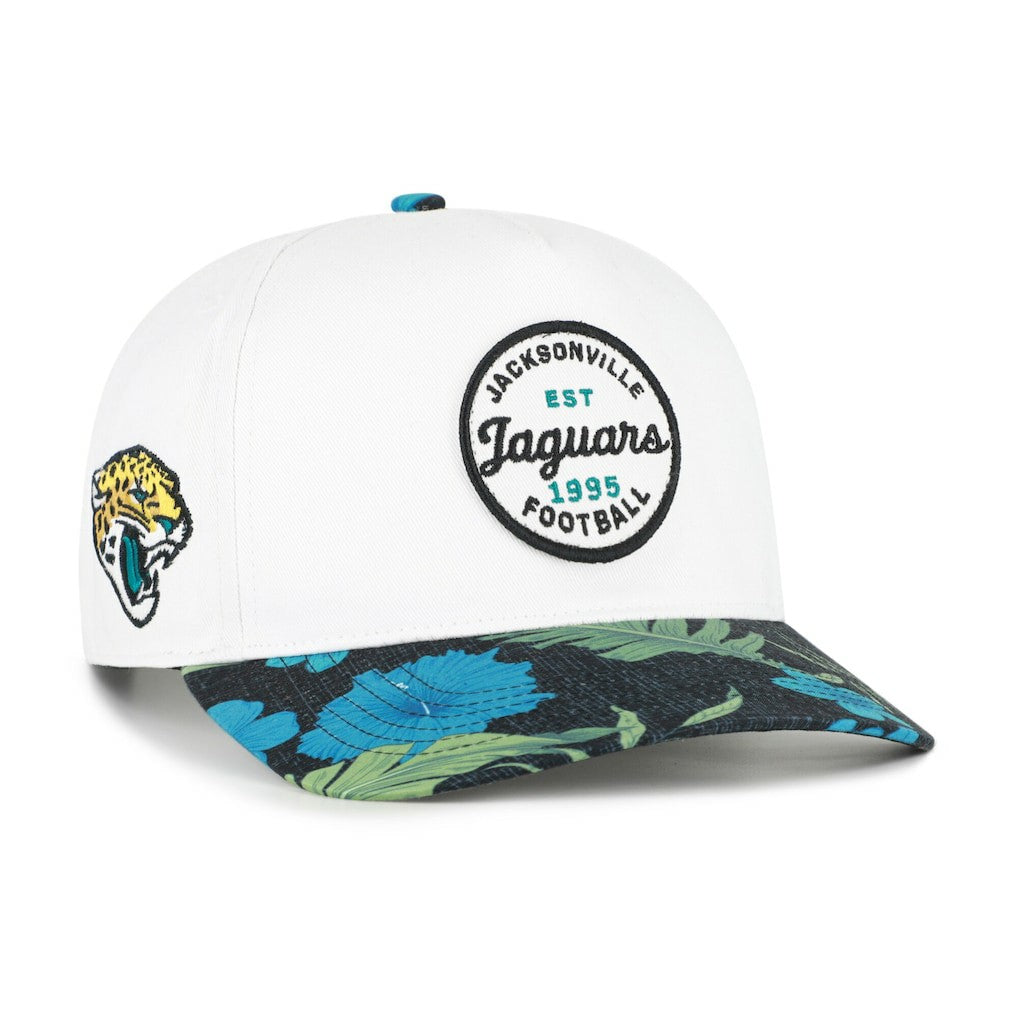Jacksonville Jaguars '47 Beach Side Hitch Adjustable Hat White/Black | 47 brand