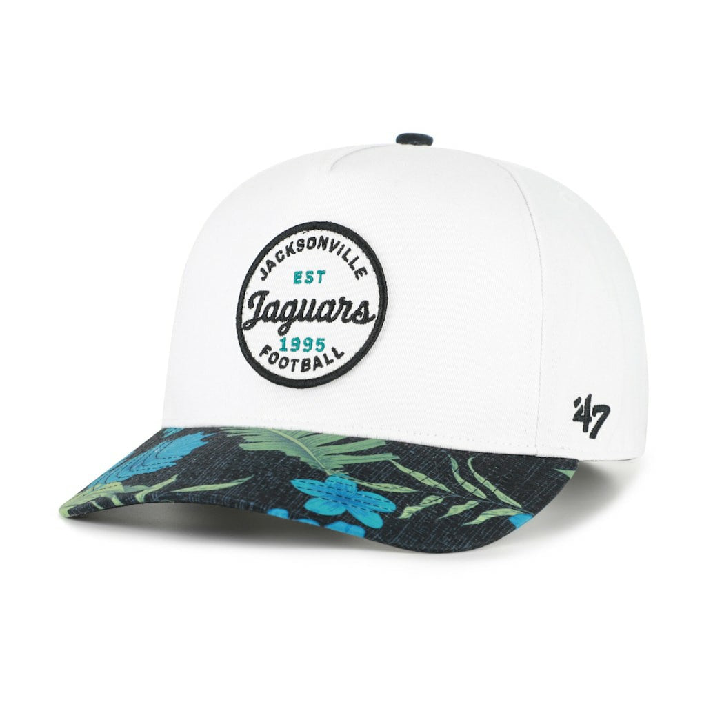 Jacksonville Jaguars '47 Beach Side Hitch Adjustable Hat White/Black | 47 brand