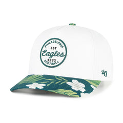 Philadelphia Eagles '47 Beach Side Hitch Adjustable Hat White/Midnight Green | 47 brand