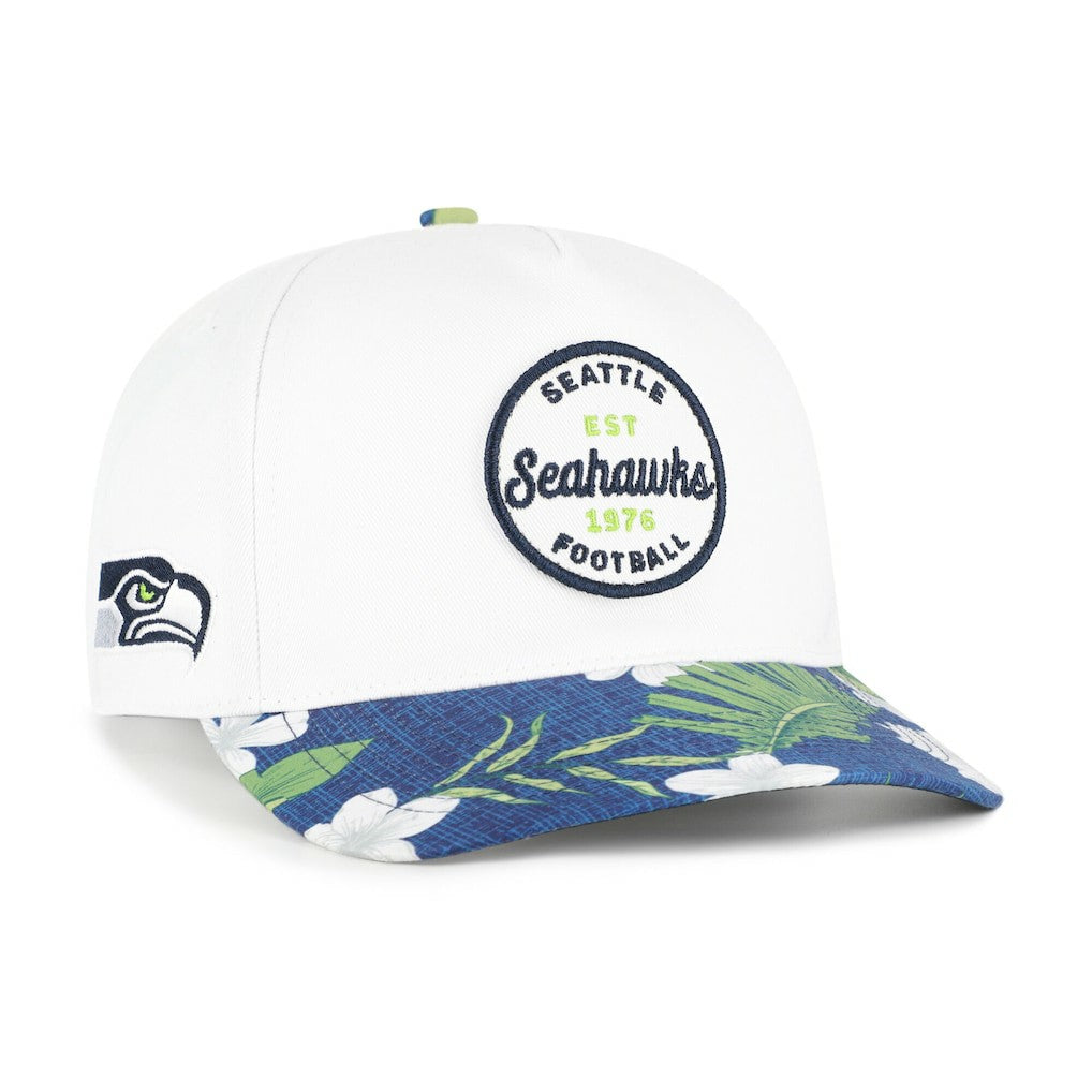 Seattle Seahawks '47 Beach Side Hitch Adjustable Hat White/College Navy | 47 brand